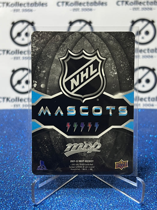 2021-22 UPPER DECK CARLTON THE BEAR # M-26 MASCOTS TORONTO MAPLE LEAFS HOCKEY CARD