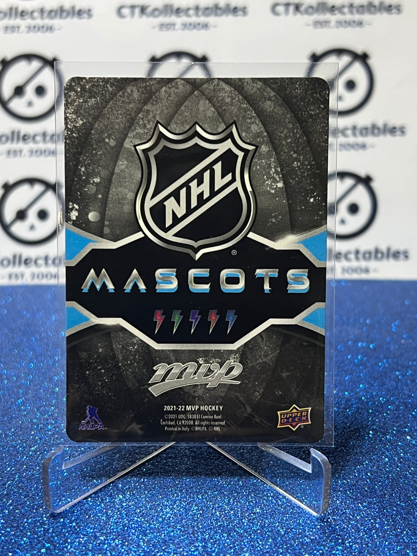 2021-22 UPPER DECK MVP SPARTACAT # M-20 MASCOTS OTTAWA SENATORS HOCKEY CARD