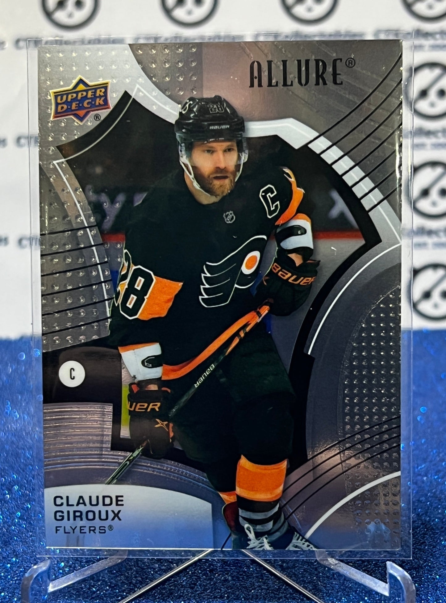 2021-22 UPPER DECK ALLURE CLAUDE GIROUX # 36 PHILADELPHIA FLYERS NHL HOCKEY CARD