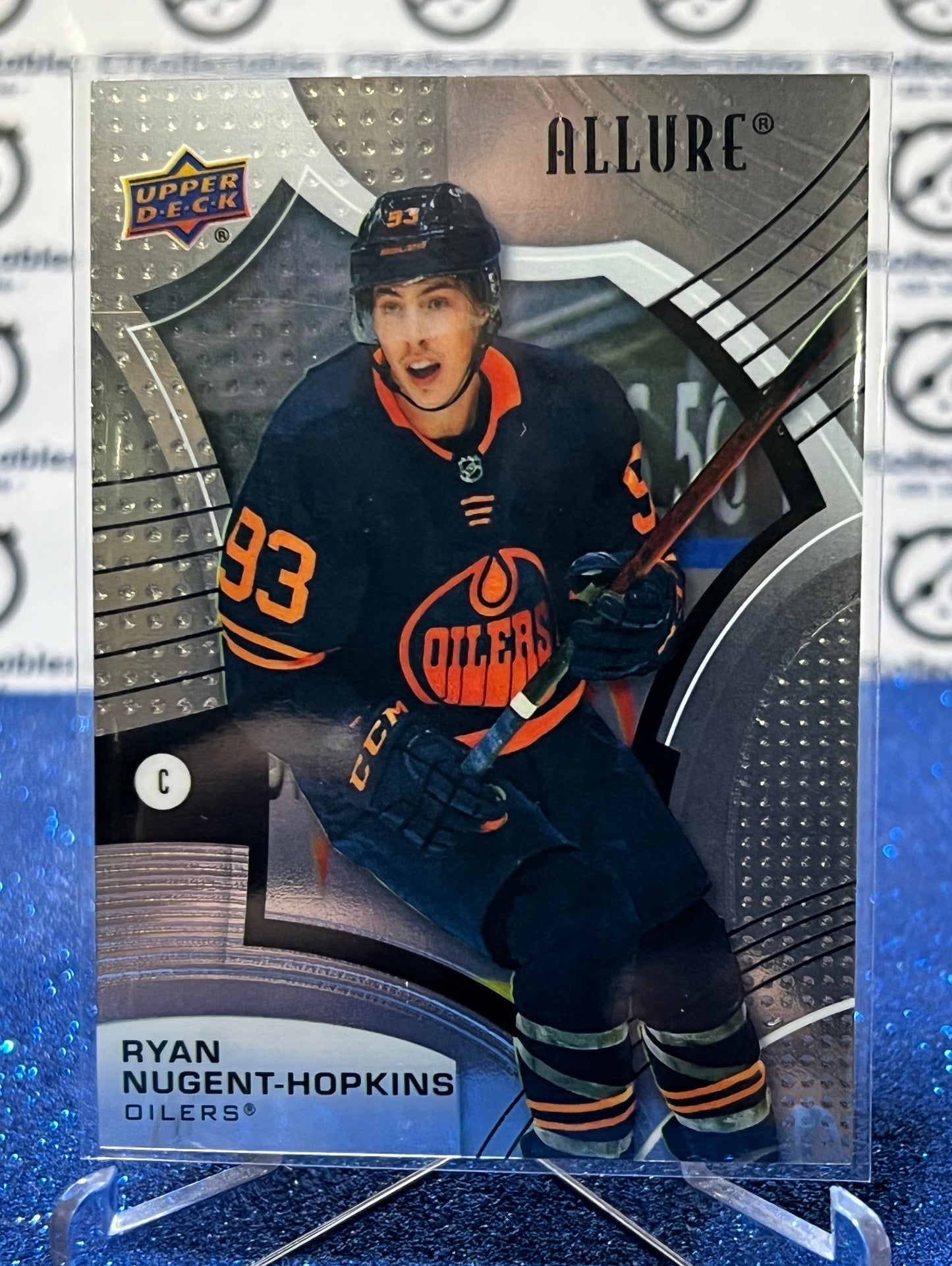 2021-22 UPPER DECK ALLURE RYAN NUGENT-HOPKINS # 6 EDMONTON OILERS NHL HOCKEY CARD