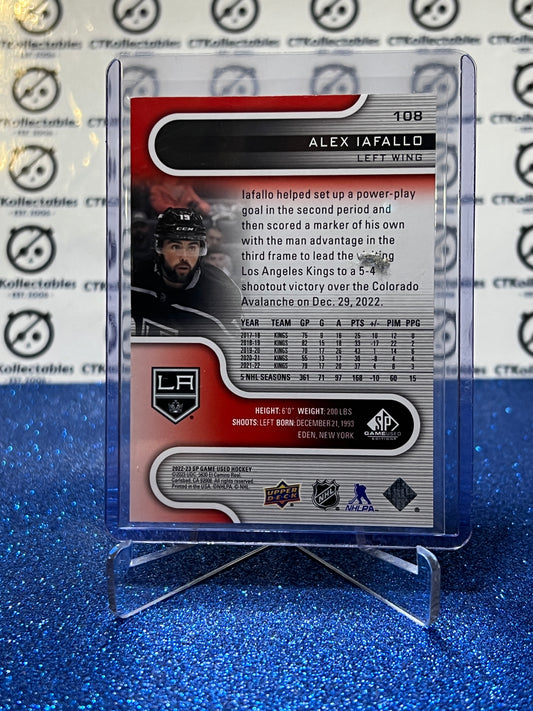 2022-23 UPPER DECK SP ALEX IAFALLO # 108 LA KINGS /229 NHL HOCKEY CARD