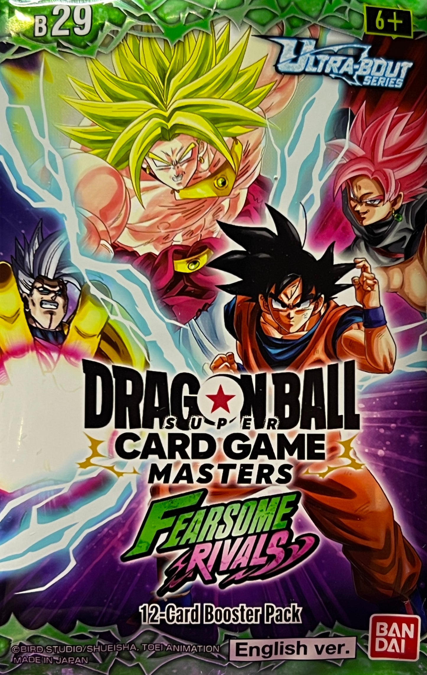 DRAGON BALL SUPER FEARSOME RIVALS KING GURUMES, ALL-OUT REBELLION # BT29-048 R FOIL GAME CARD 2026