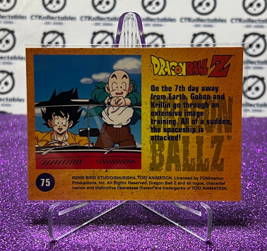 2000 DRAGON BALL Z # 75 GOHAN KRILLIN HOLOCHROME ARCHIVE EDITION FOIL CARD