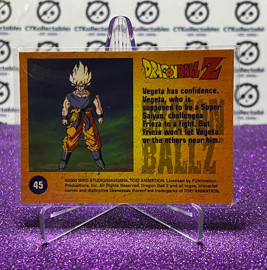 2000 DRAGON BALL Z # 45 VEGETA HOLOCHROME ARCHIVE EDITION FOIL CARD