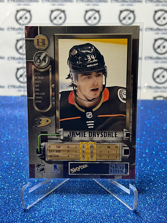2021-22 SKYBOX METAL JAMIE DRYSDALE # R-10 ANAHEIM DUCKS NHL HOCKEY CARD