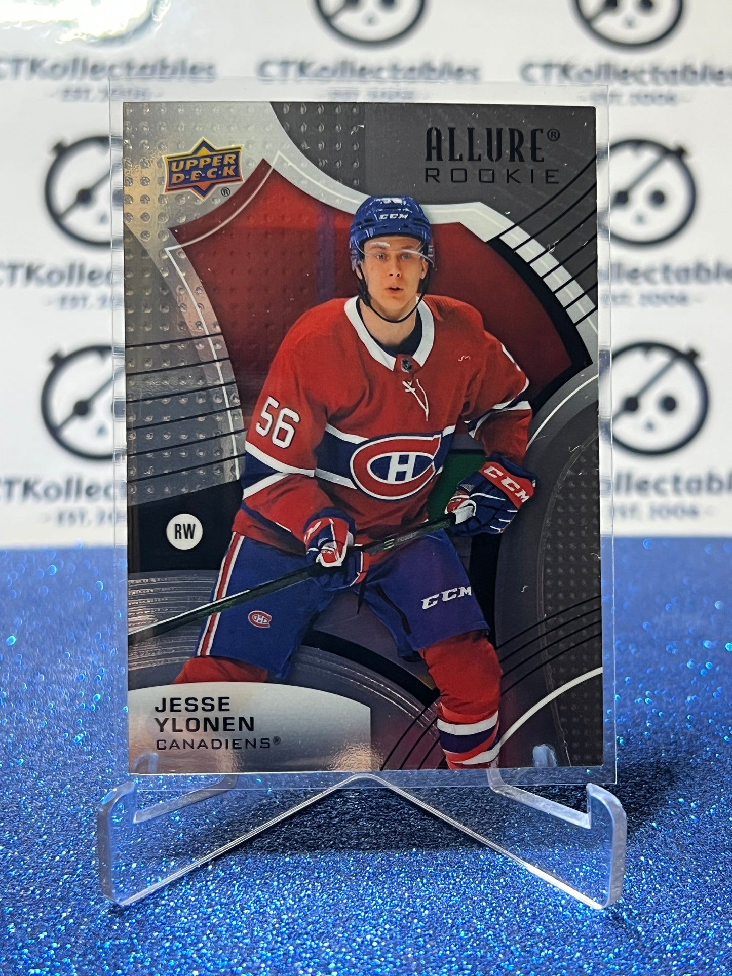 2021-22 UPPER DECK ALLURE JESSE YLONEN # 115 RC MONTREAL CANADIENS HOCKEY CARD
