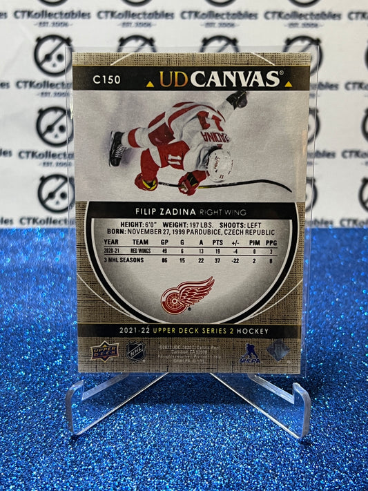 2021-22 UPPER DECK FILIP ZADINA # C150 UD CANVAS DETROIT RED WINGS NHL HOCKEY CARD