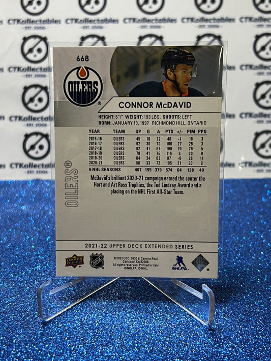 2022-23 UPPER DECK CONNOR McDAVID # 70 EDMONTON OILERS HOCKEY CARD