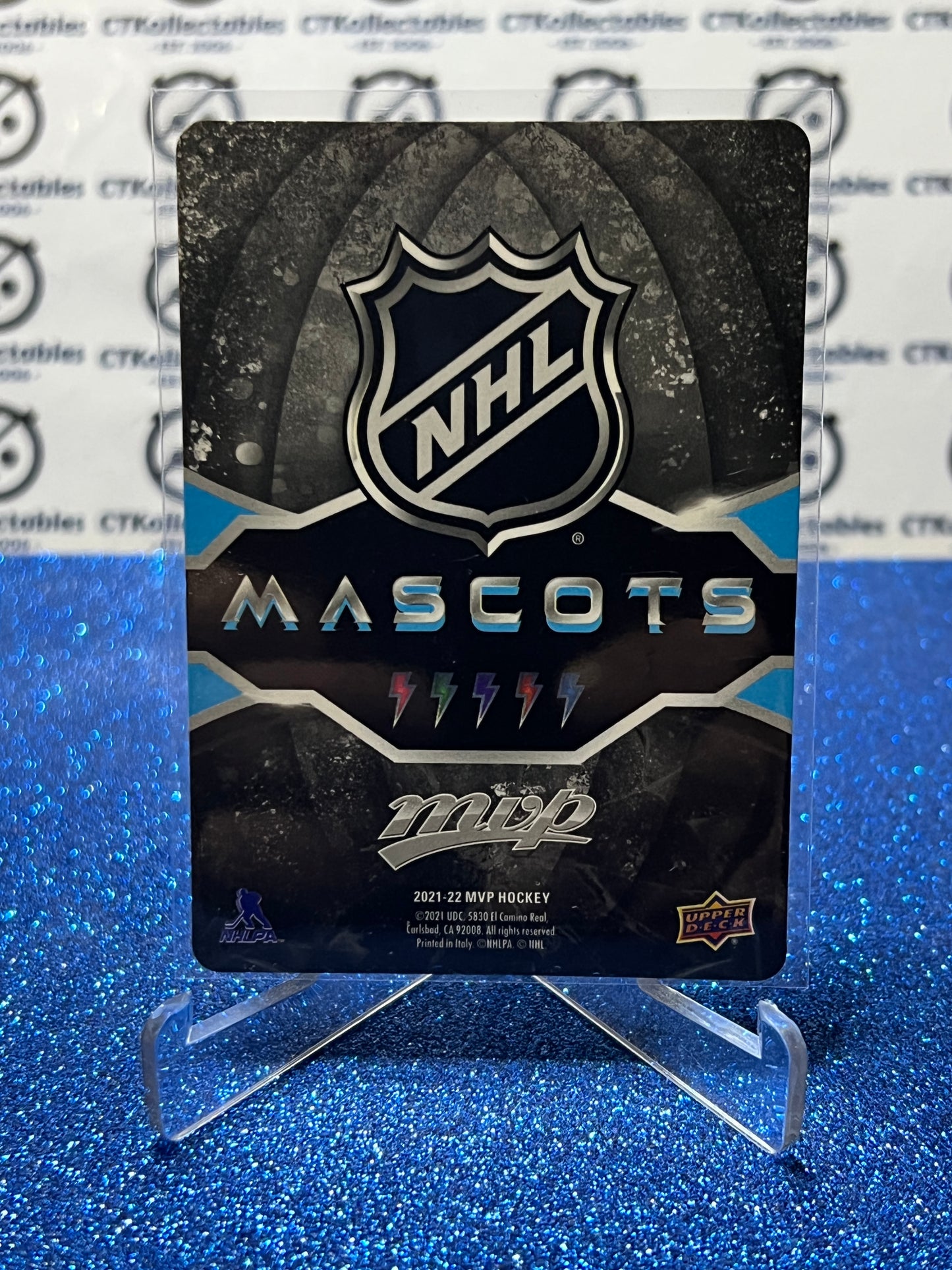 2021-22 UPPER DECK MVP BAILEY # M-14 MASCOTS L A KINGS HOCKEY NHL CARD