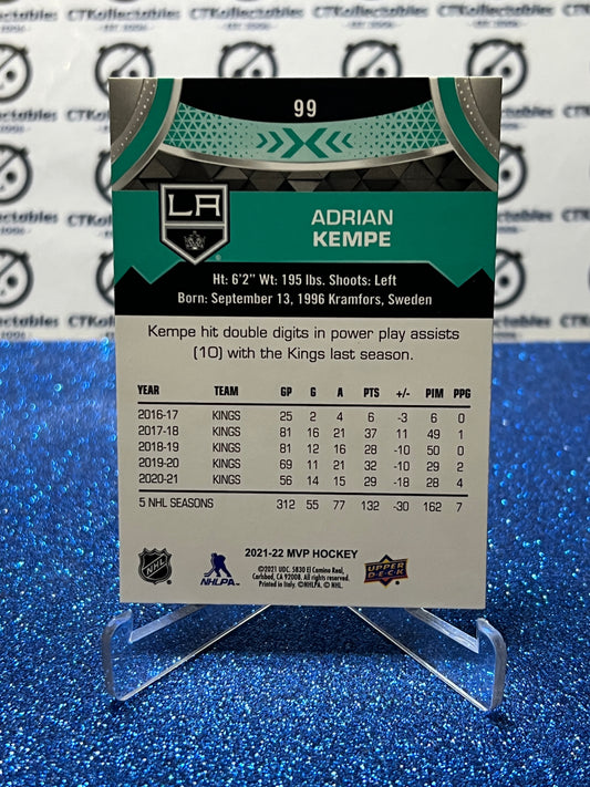 2021-22 UPPER DECK MVP ADRIAN KEMPE # 99 L A KINGS HOCKEY NHL CARD