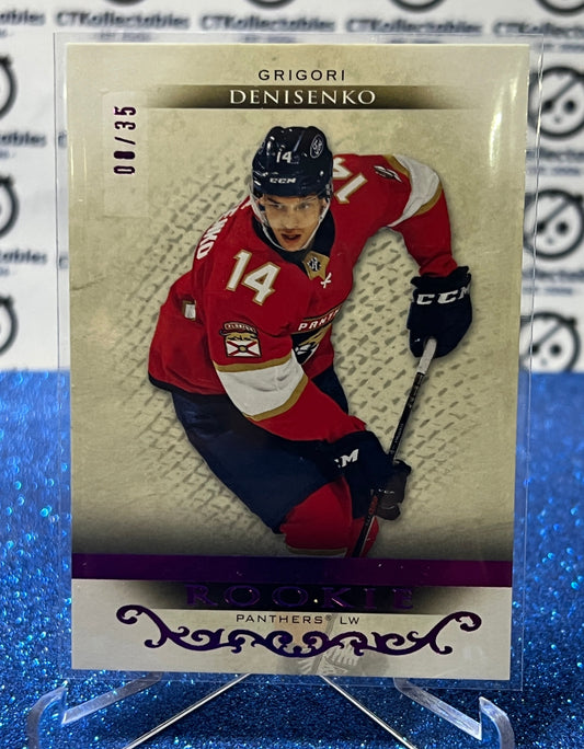 2021-22 UPPER DECK ARTIFACTS GRIGORI DENISENKO # 165 ROOKIE /35 PURPLE FLORIDA PANTHERS HOCKEY CARD