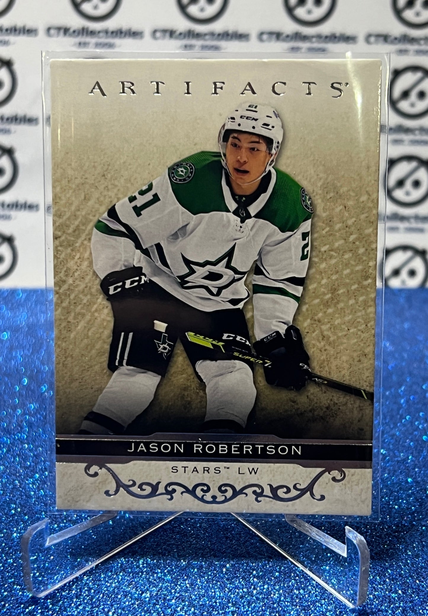 2021-22 UPPER DECK ARTIFACTS JASON ROBERTSON # 26 DALLAS STARS HOCKEY CARD
