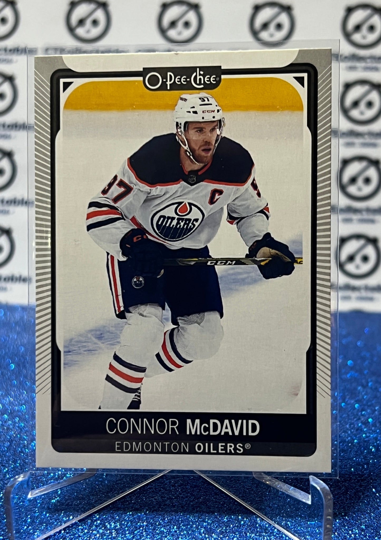 2021-22 O-PEE-CHEE CONNOR McDAVID # 1 EDMONTON OILERS HOCKEY CARD
