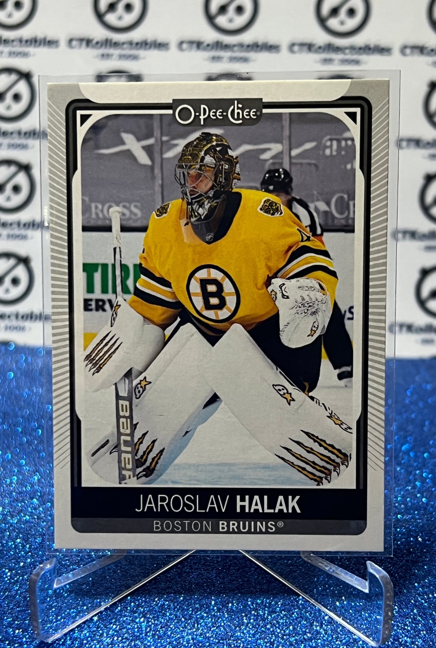 2021-22 O-PEE-CHEE JAROSLAV HALAK # 419 BOSTON BRUINS NHL HOCKEY CARD