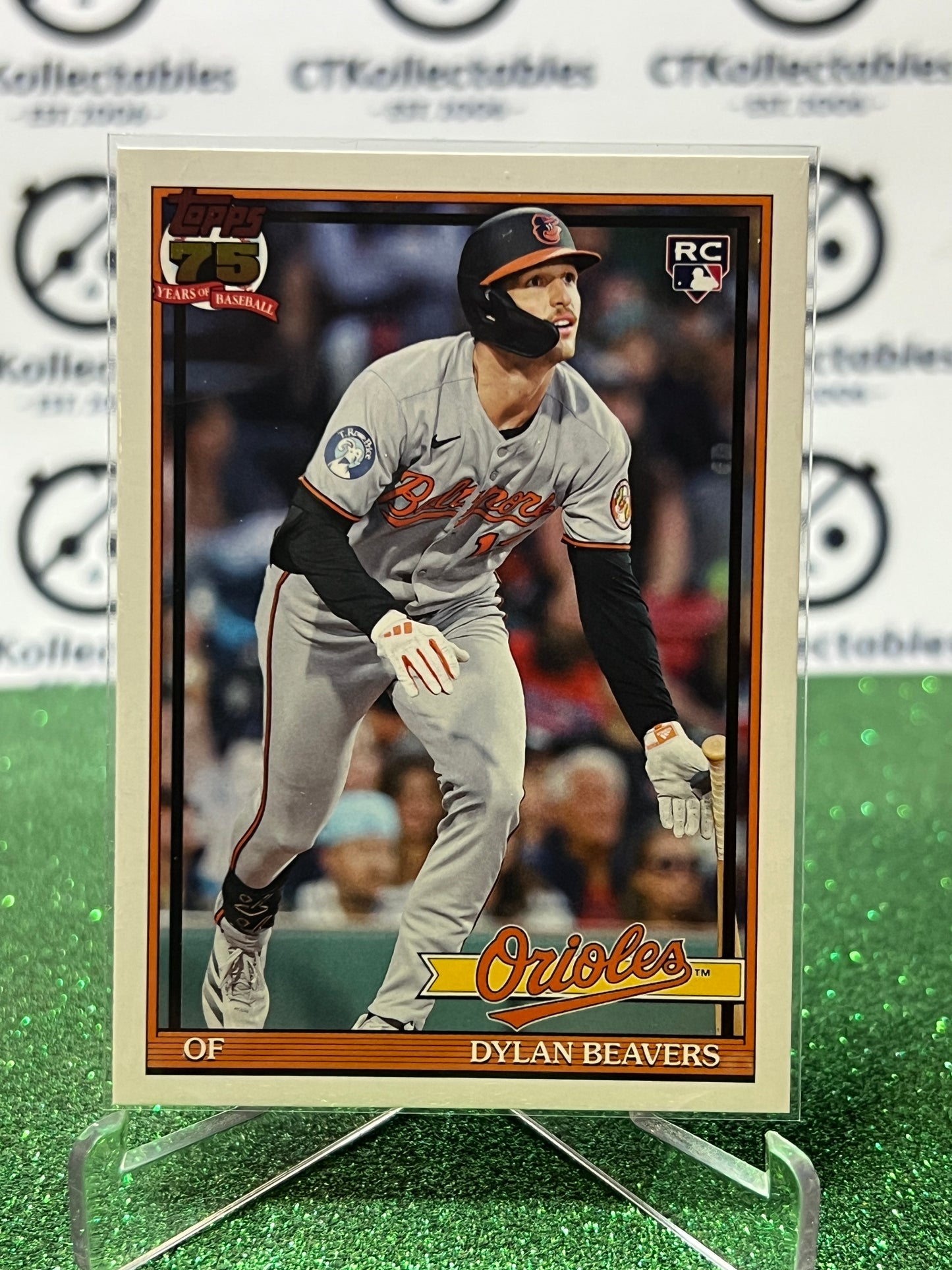 2026 TOPPS 75 DYLAN BEAVERS # T91-24 RC BALTIMORE ORIOLES BASEBALL CARD