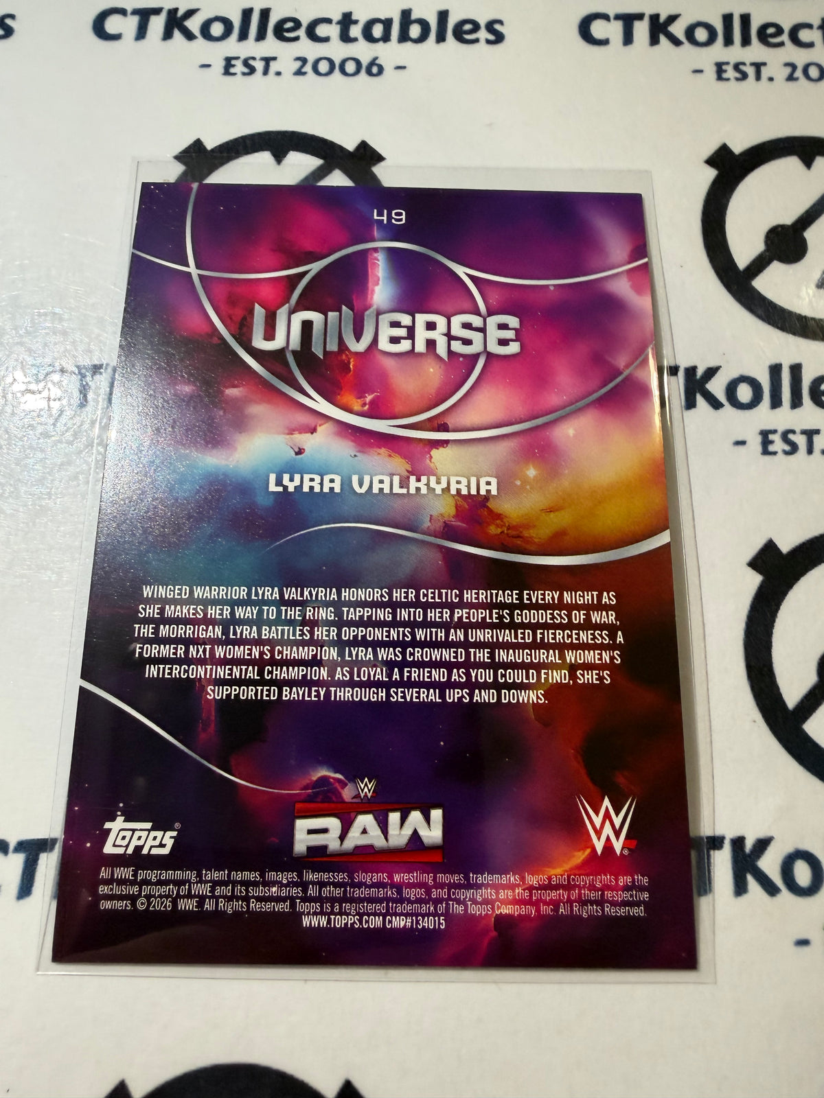 2026 WWE Topps Universe #49 Lyra Valkyrir Base Card