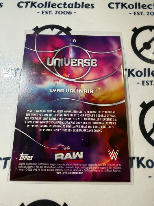 2026 WWE Topps Universe #49 Lyra Valkyrir Base Card