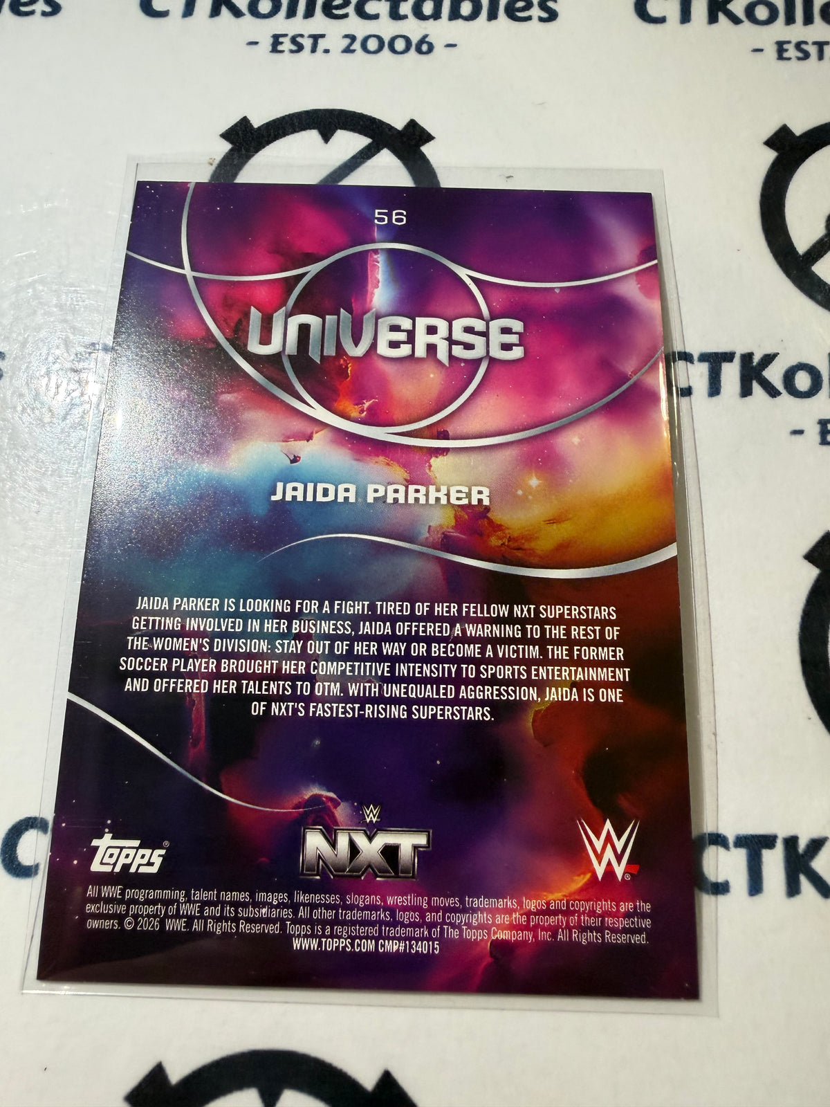 2026 WWE Topps Universe #58 Jaida Parker Base Card