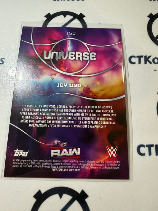 2026 WWE Topps Universe #150 Jey Uso Base Card