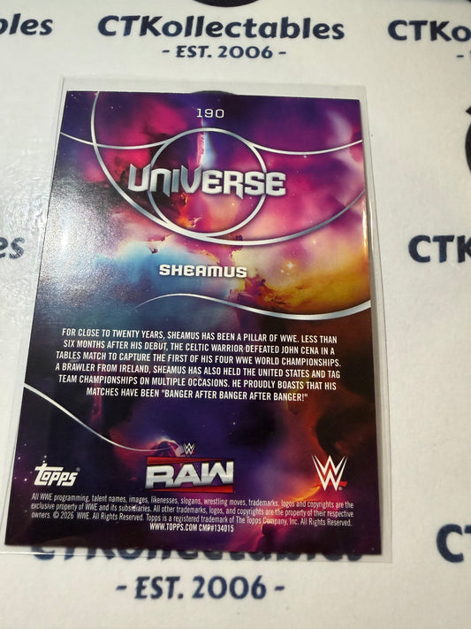 2026 WWE Topps Universe #190 Sheamus Base Card