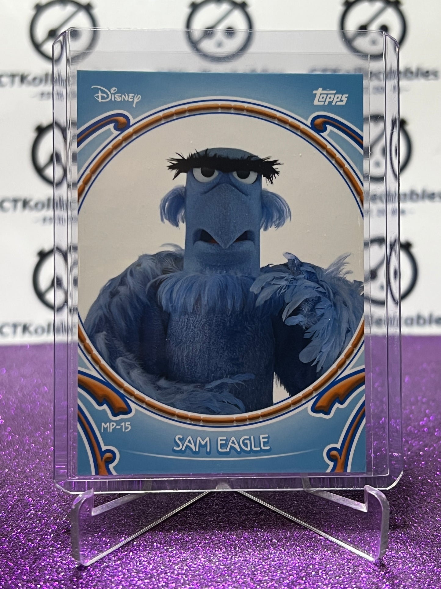 2026 DISNEY TOPPS NEON SAM EAGLE # MP-15 MUPPETS PUZZLE NON-FOIL CARD