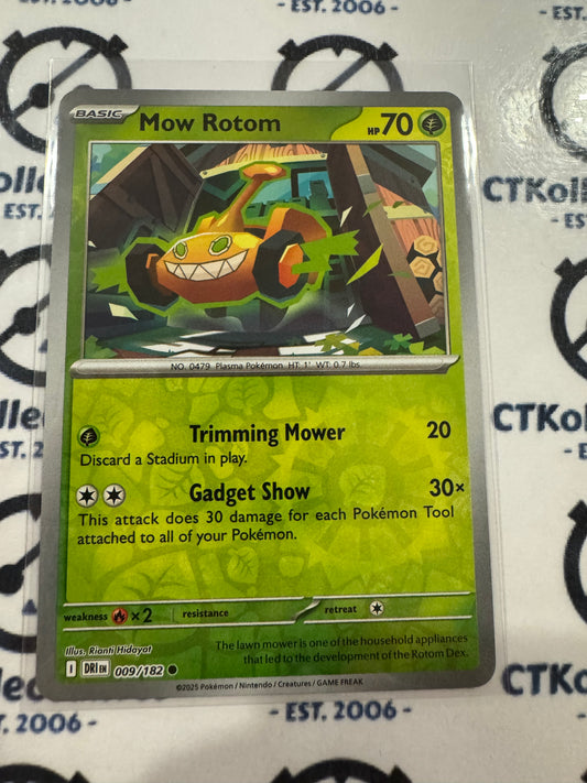 Mow Rotom Reverse Holo #009/182 Scarlet & Violet Destined Rivals