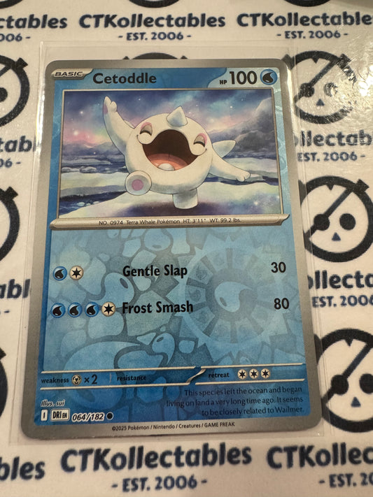 Cetoddle Reverse Holo #064/182 Scarlet & Violet Destined Rivals
