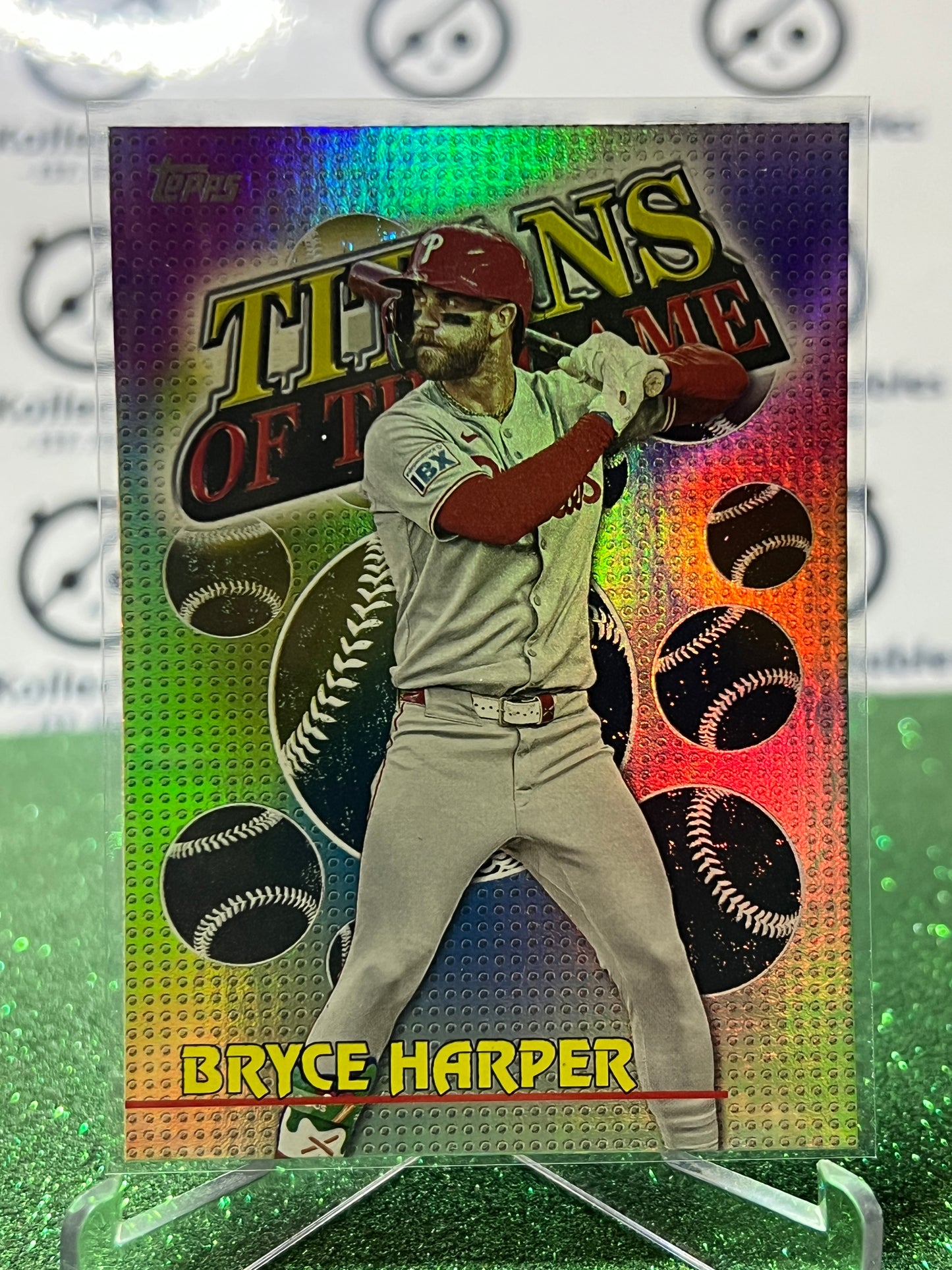 2026 TOPPS 75 BRYCE HARPER # TOG-18 TITANS OF THE GAME PHILADELPHIA PHILLIES BASEBALL CARD