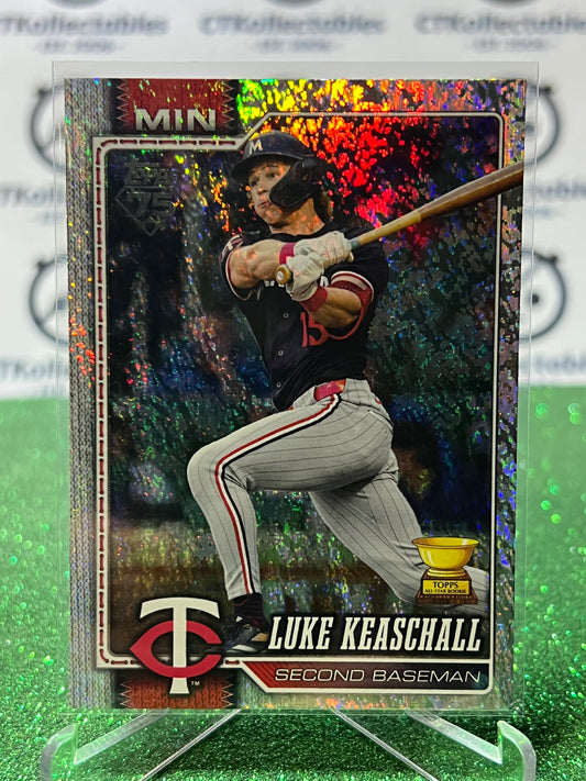 2026 TOPPS 75 LUKE KEASCHALL # 3 PARALLEL RC MINNESOTA TWINS BASEBALL CARD
