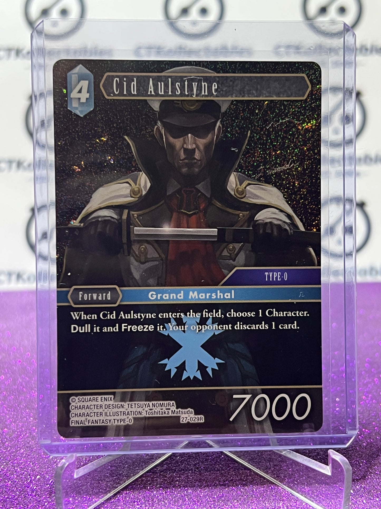 2026 FINAL FANTASY JOURNEY OF DISCOVERY TCG CID AULSTYNE # 27-029R RARE FOIL CARD