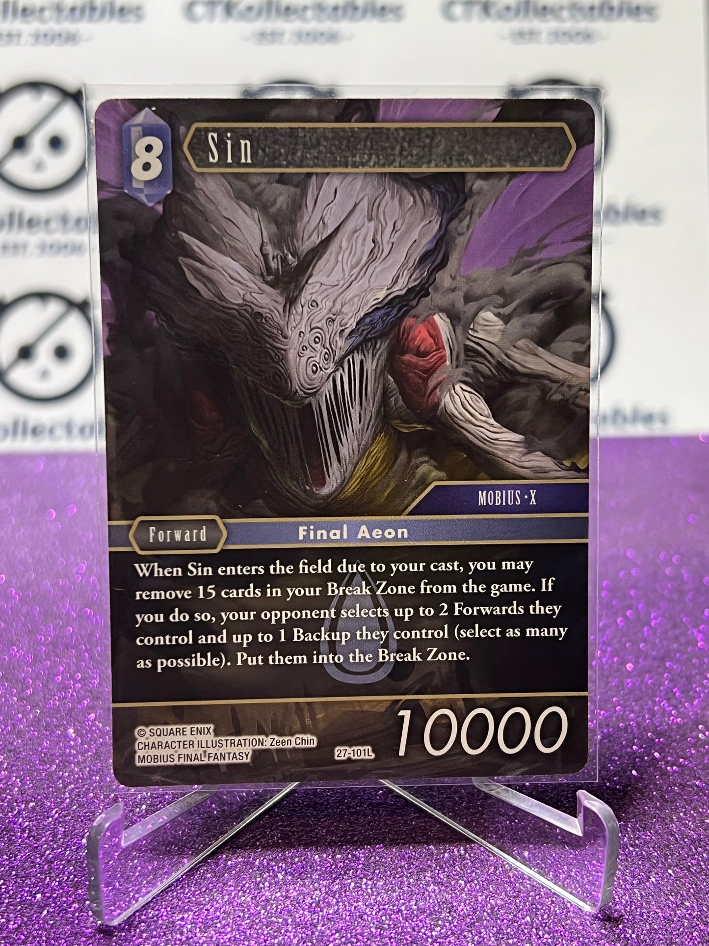 2026 FINAL FANTASY JOURNEY OF DISCOVERY TCG SIN # 27-101L NON-FOIL CARD