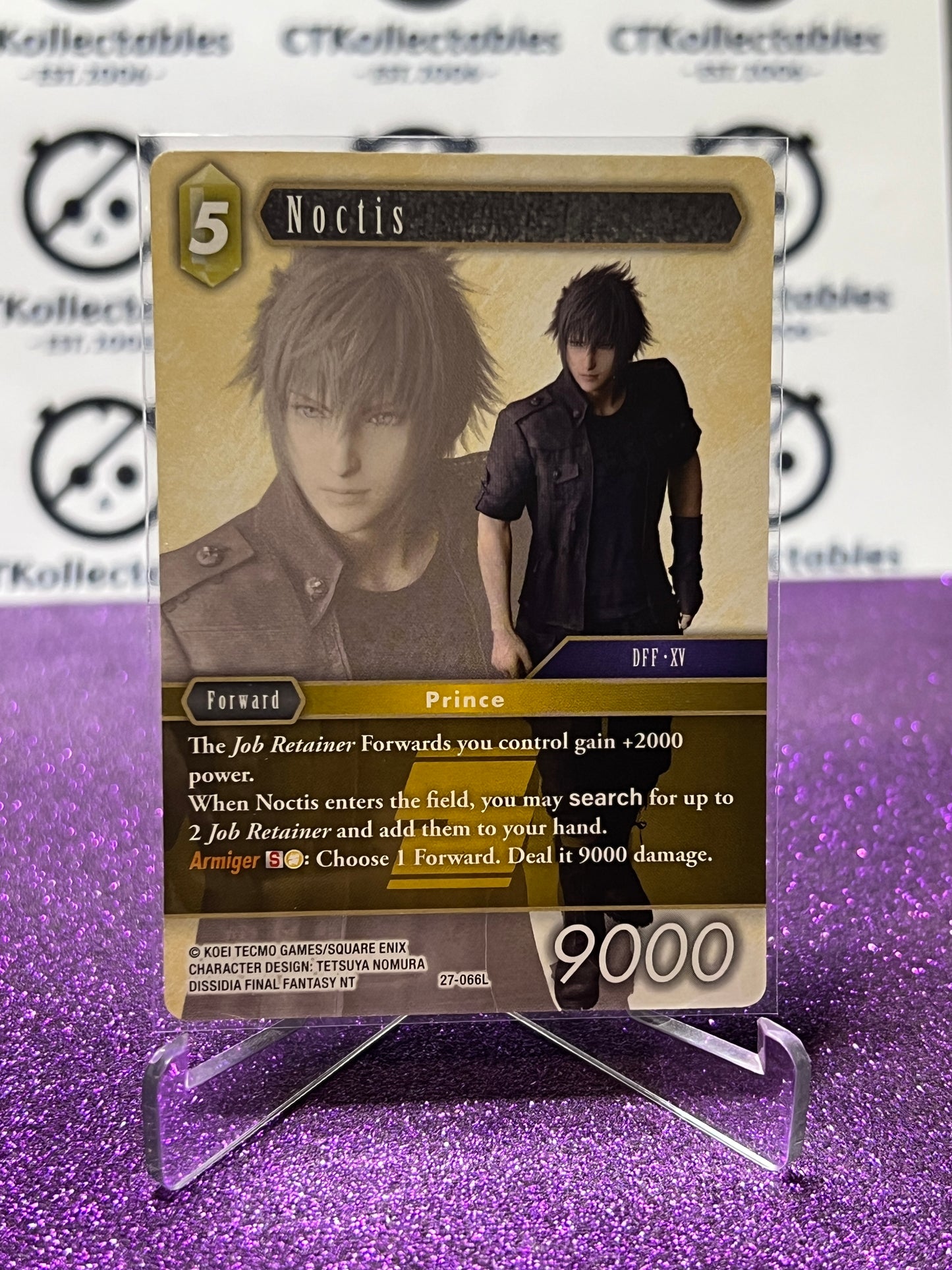 2026 FINAL FANTASY JOURNEY OF DISCOVERY TCG NOCTIS # 27-066L NON-FOIL CARD