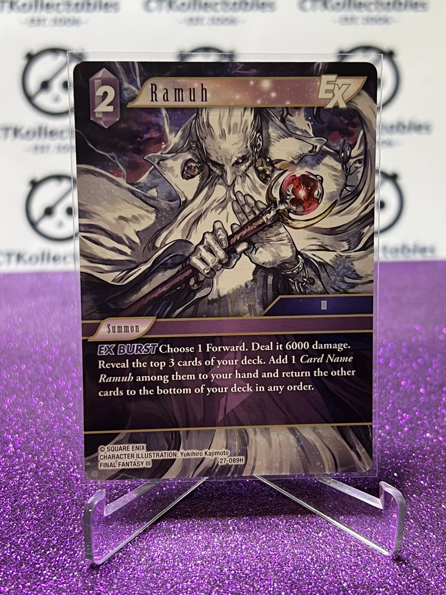 2026 FINAL FANTASY JOURNEY OF DISCOVERY TCG RAMUH # 27-089H NON-FOIL CARD