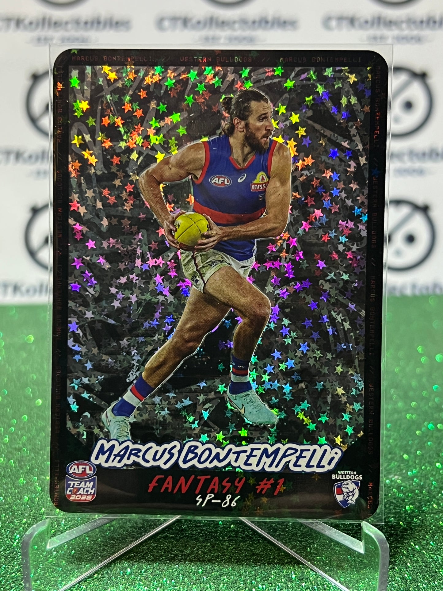 2026 AFL TEAMCOACH MARCUS BONTEMPELLI # SP-86 FANTASY #1 WESTERN BULLDOGS