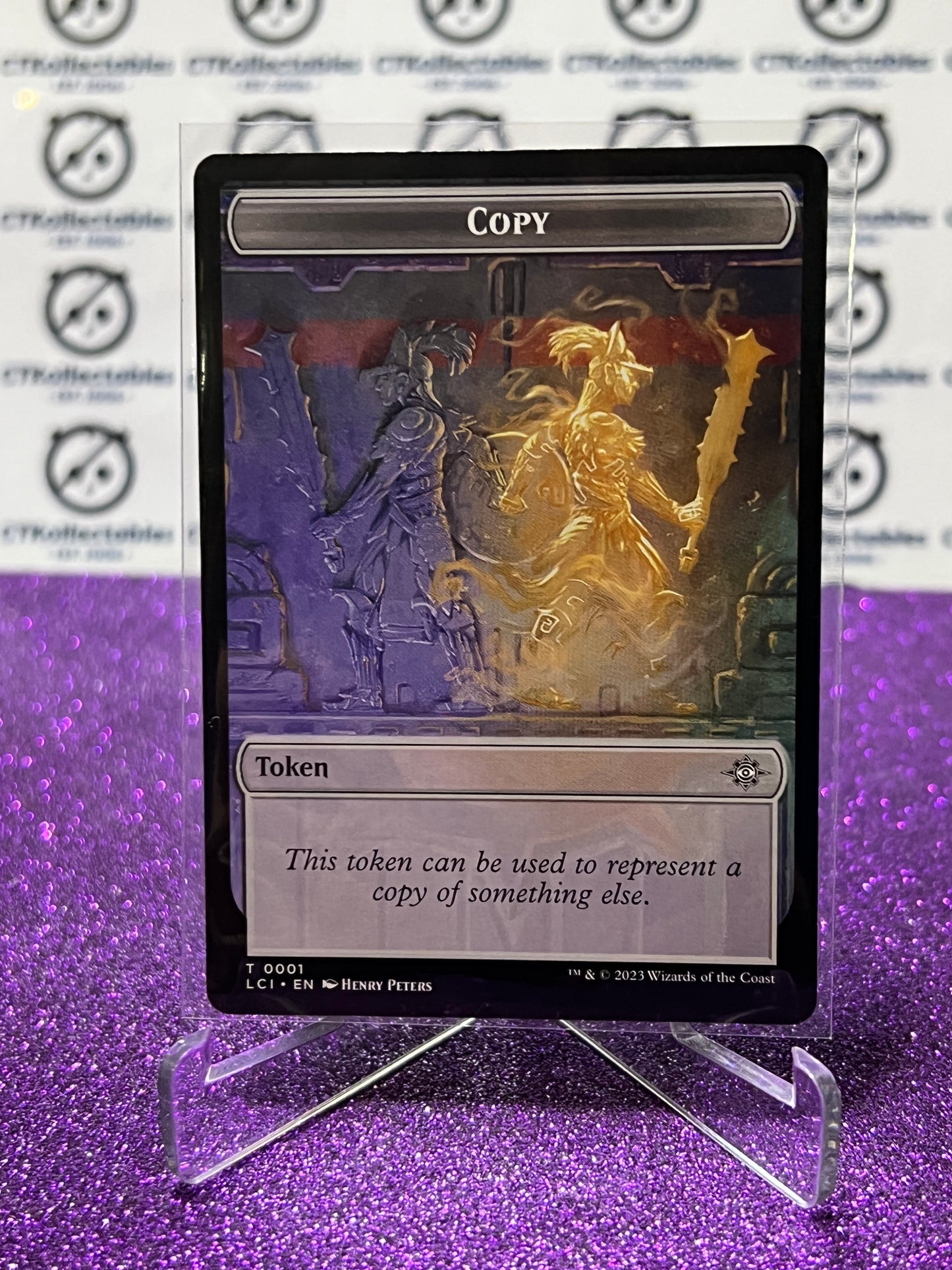 2023 MAGIC THE GATHERING THE LOST CAVERNS OF IXALAN COPY # T 0001 NON-FOIL TOKEN CARD