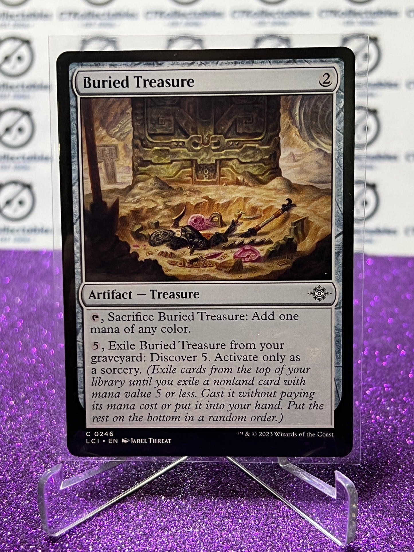 2023 MAGIC THE GATHERING THE LOST CAVERNS OF IXALAN BURIED TREASURE # C 0246 NON-FOIL ARTIFACT-TREASURE CARD