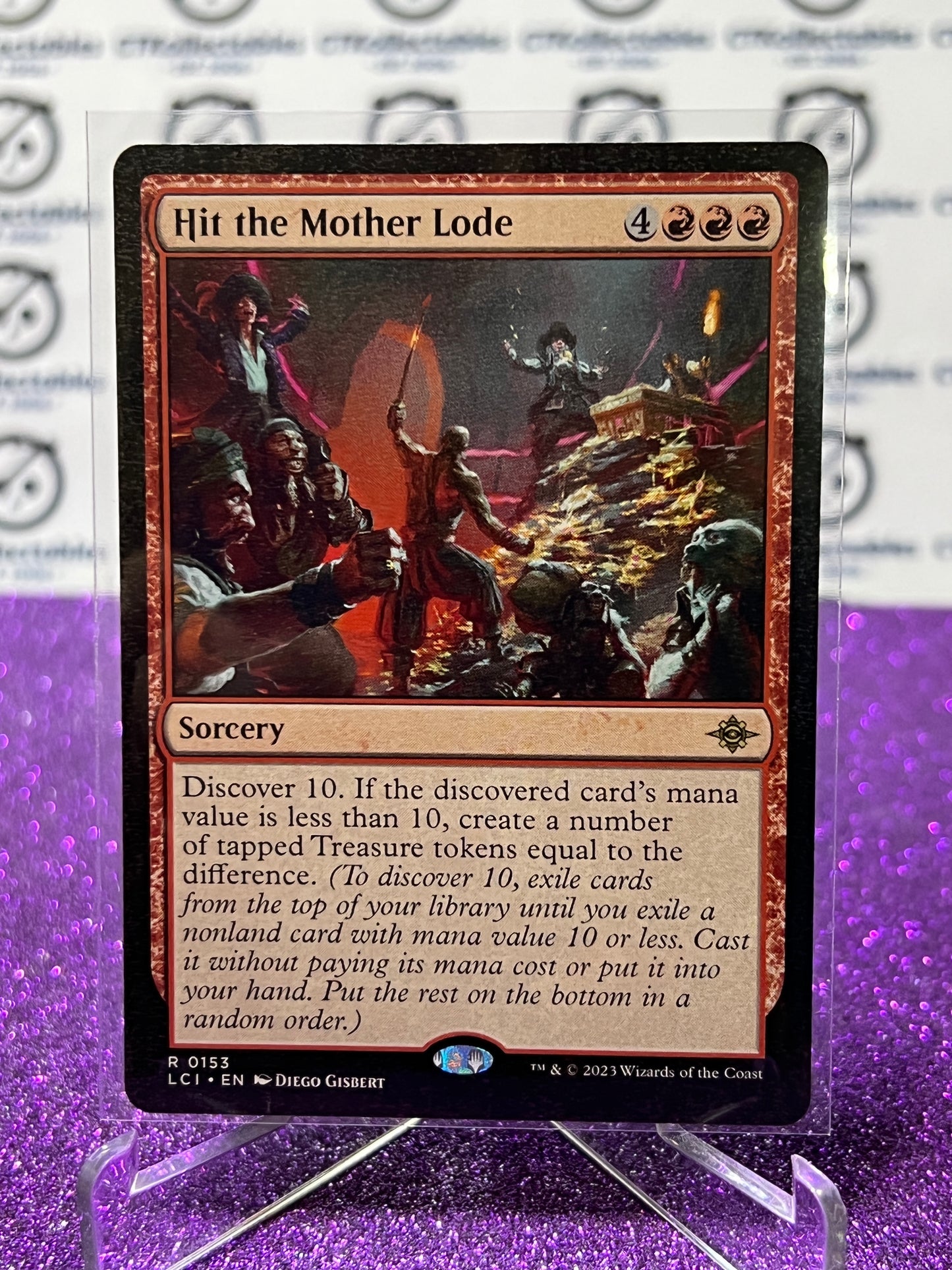 2023 MAGIC THE GATHERING THE LOST CAVERNS OF IXALAN HIT THE MOTHER LOAD # R 0153 NON-FOIL SORCERY CARD