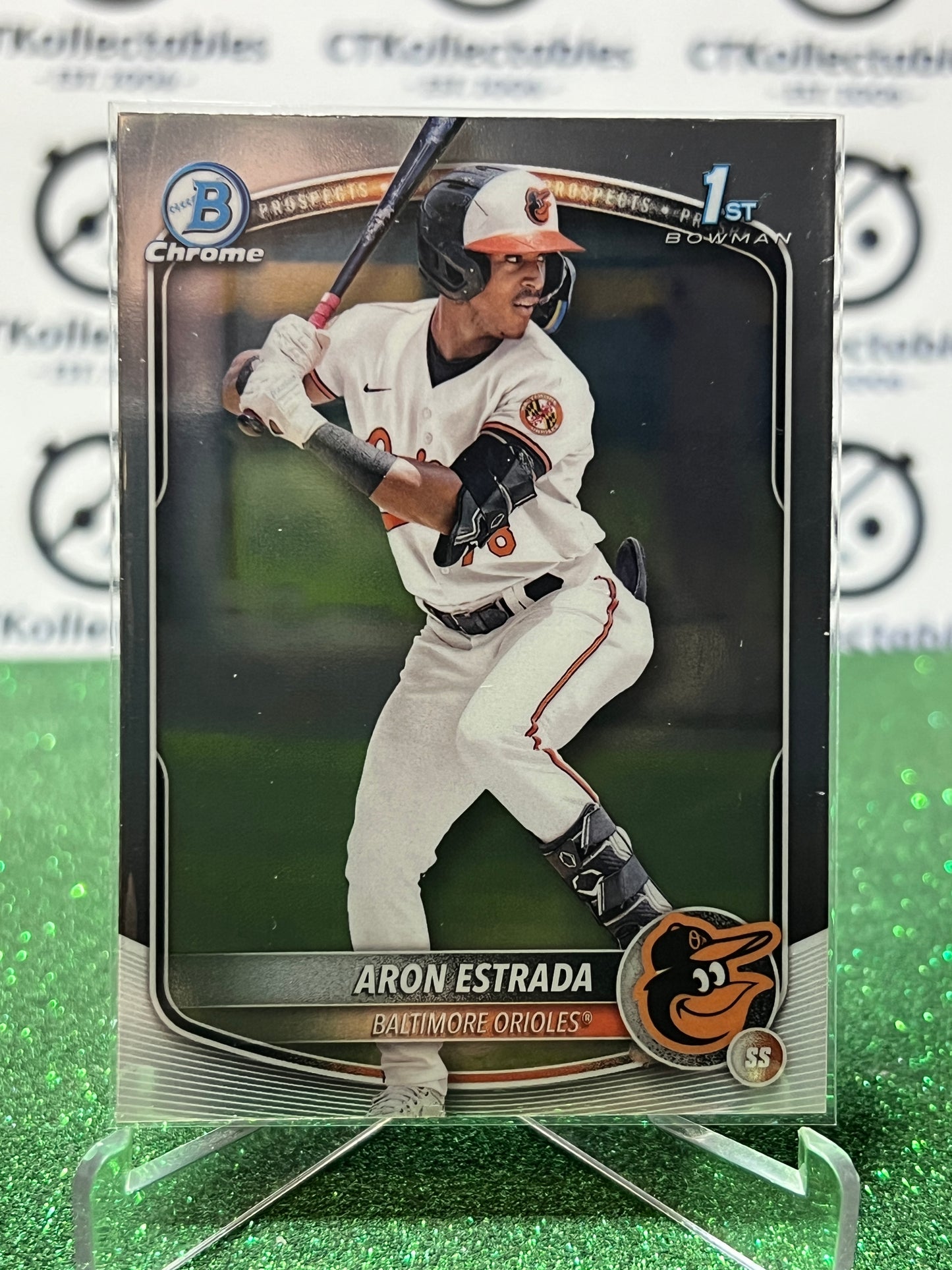 2026 BOWMAN CHROME ARON ESTRADA 1ST # BCP-23 BALTIMORE ORIOLES BASEBALL CARD