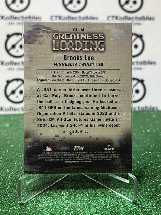 2026 BOWMAN CHROME BROOKS LEE # GL-14 RC MINNESOTA TWINS BASEBALL CARD