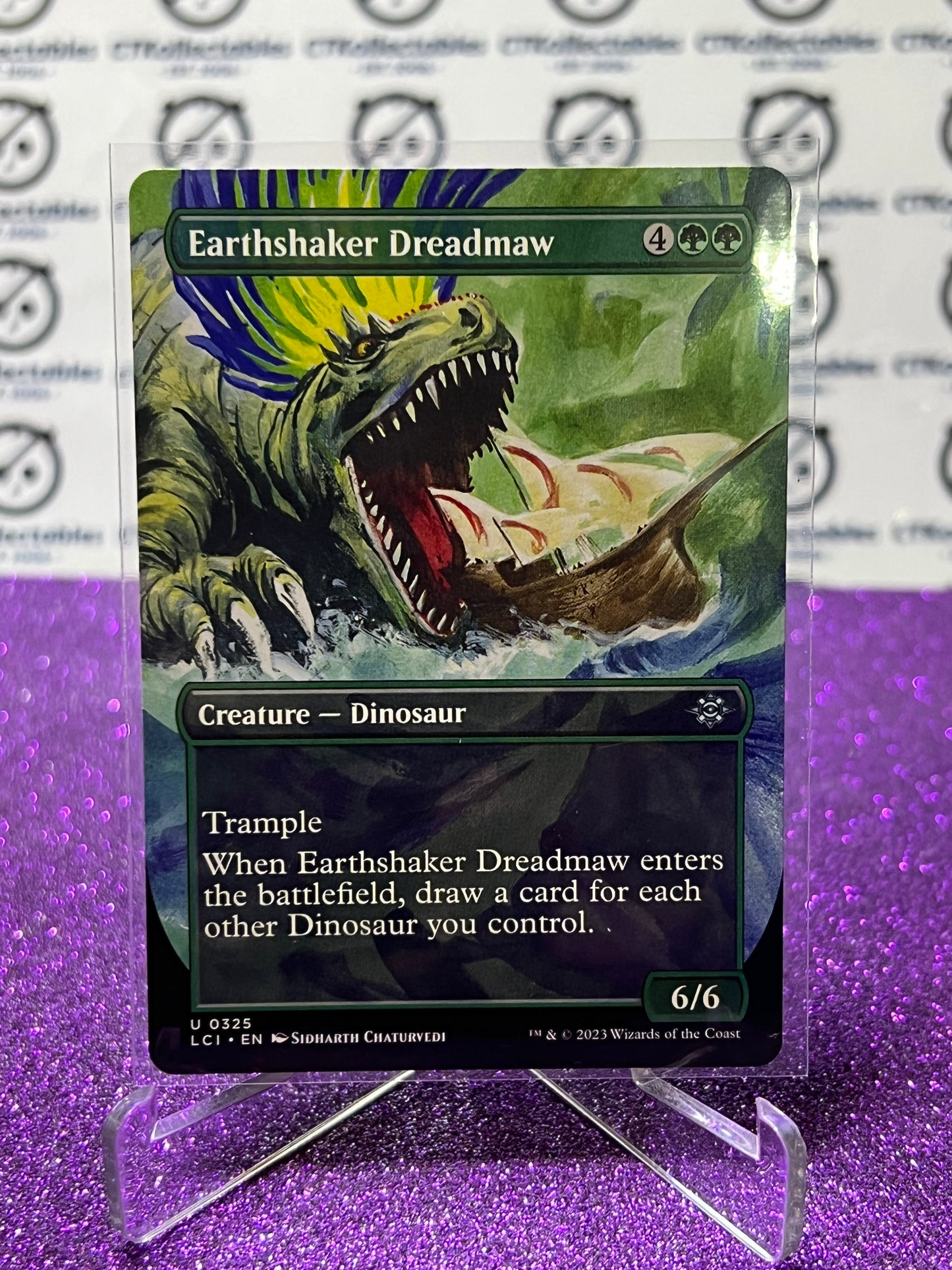 2023 MAGIC THE GATHERING THE LOST CAVERNS OF IXALAN EARTHSHAKER DREADMAW # U 0325 NON-FOIL CREATURE - DINOSAUR CARD