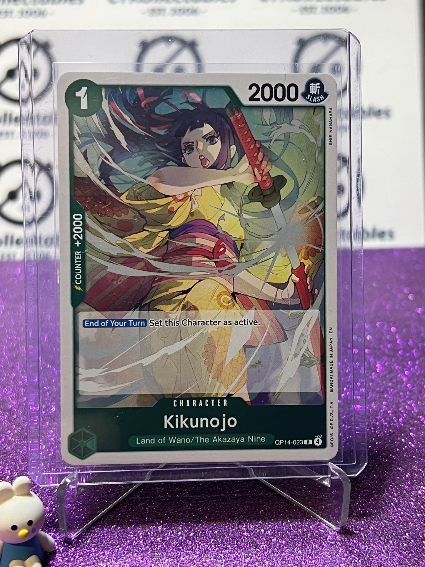 ONE PIECE THE AZURE SEA'S SEVEN KIKUNOJO # OP14-023 R FOIL ENGLISH TCG
