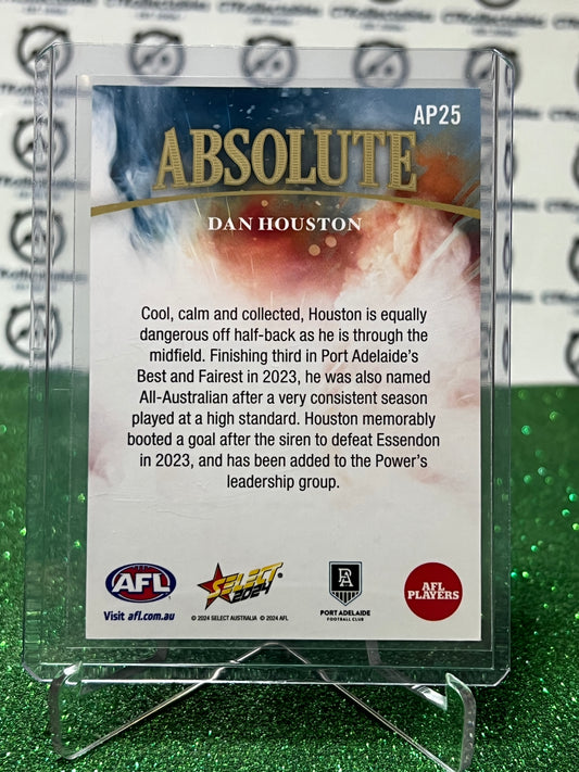 2024 AFL SELECT FOOTY STARS DAN HOUSTON # AP25 ABSOLUTE 26/70 PORT ADELAIDE POWER