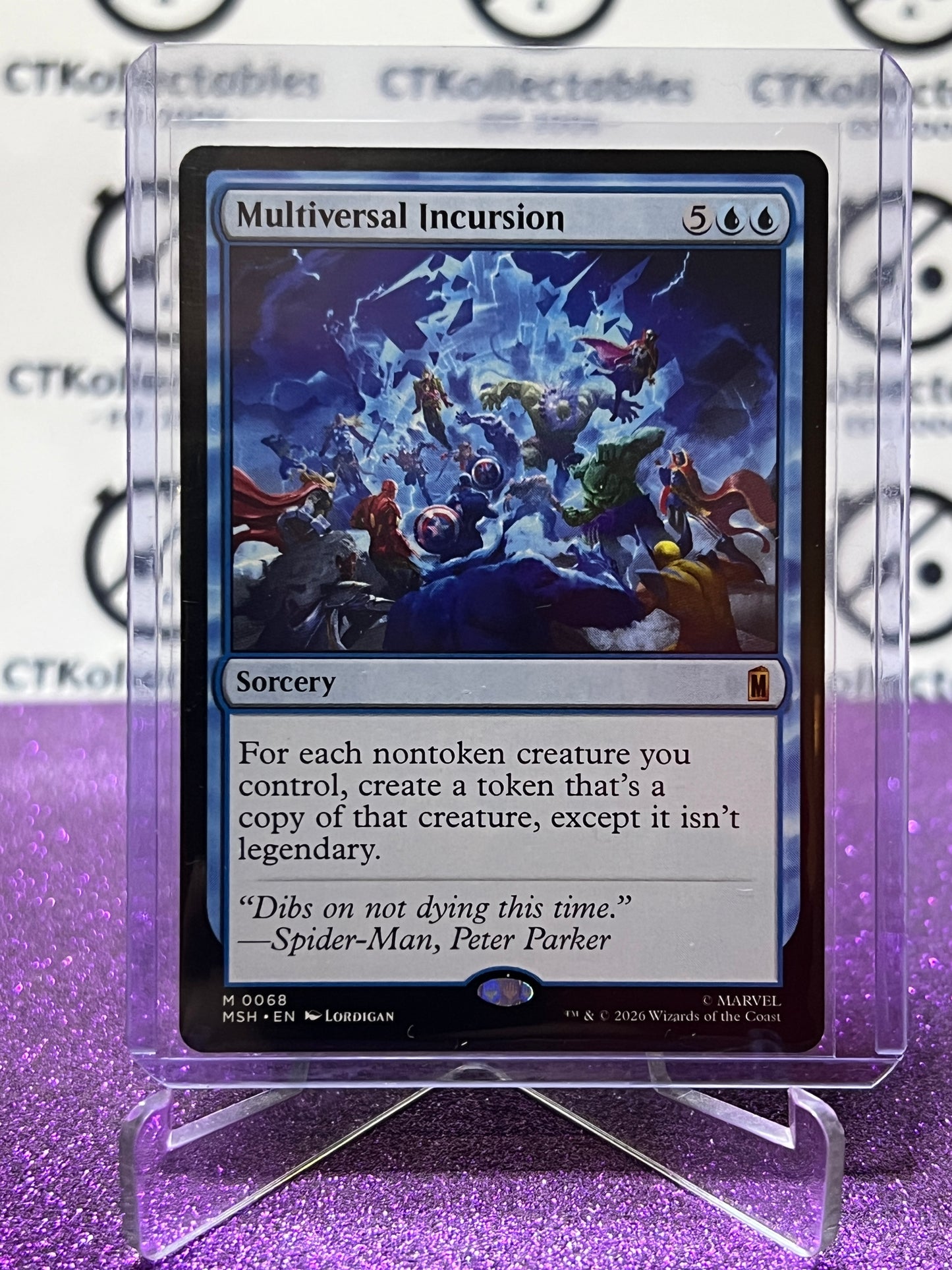2026 MAGIC THE GATHERING / MARVEL SUPER HEROES MULTIVERSAL INCURSION # M 0068 MYSTIC NON-FOIL CARD