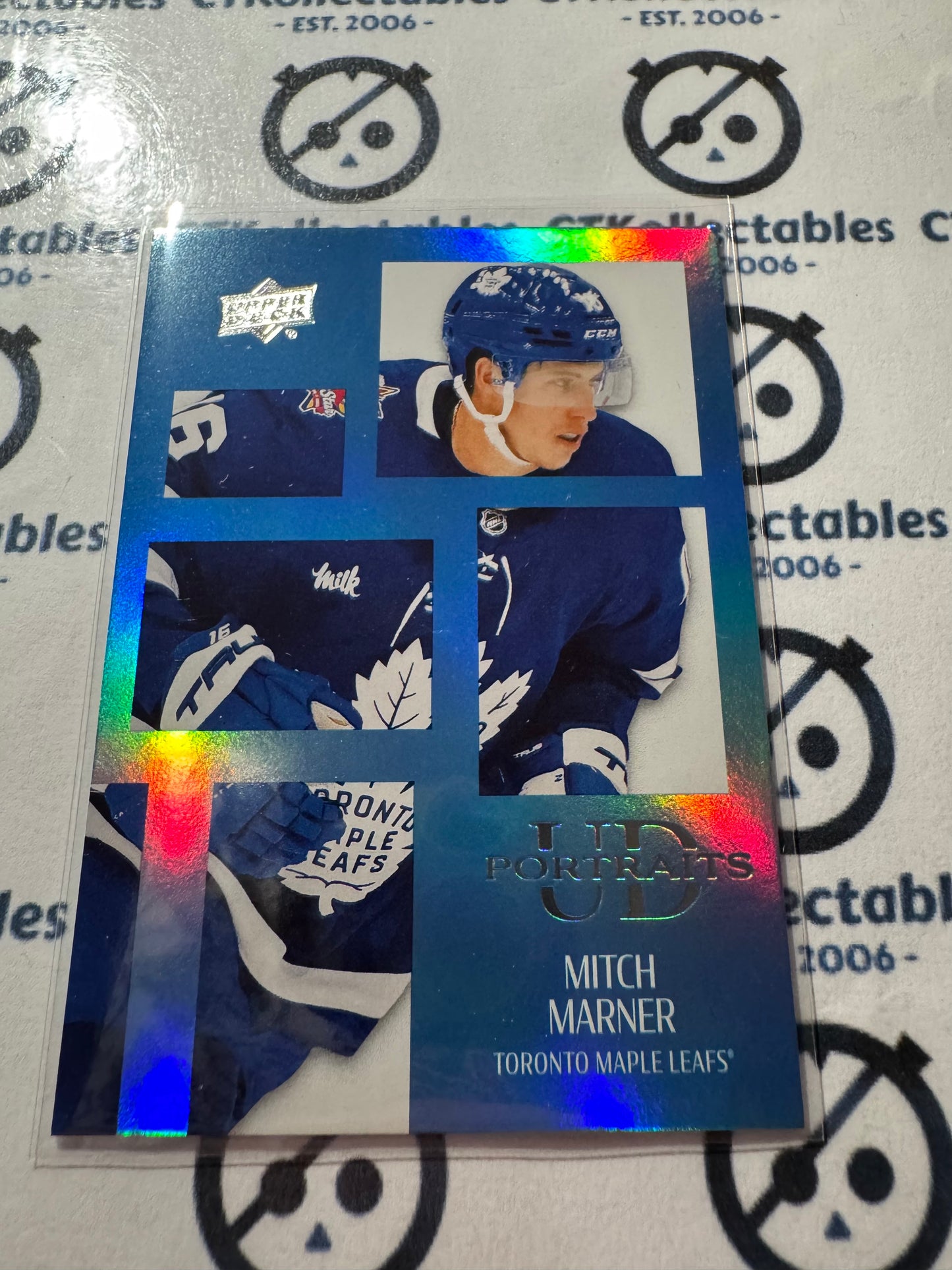 2024-25 Upper Deck Hockey Mitch Marner UD Portraits #P-22 Maple Leafs