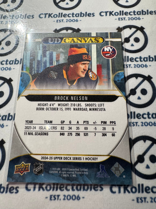 2024-25 Upper Deck Hockey Brock Nelson UD CANVAS #C-88 Islanders