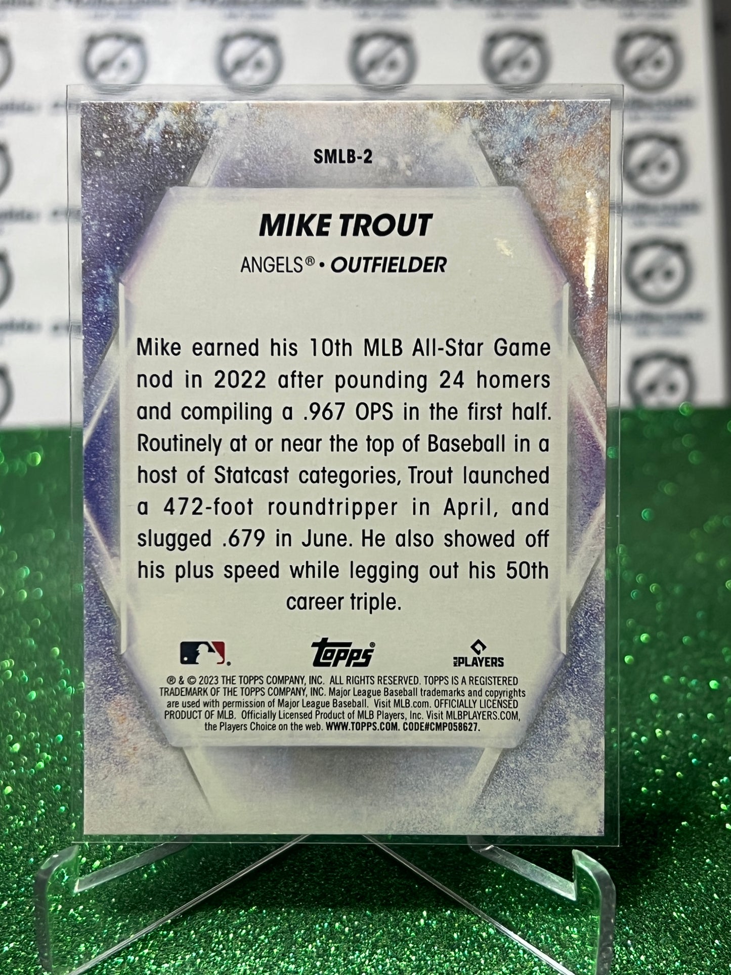 2023 TOPPS MIKE TROUT # SMLB-2 LOS ANGELES ANGELS BASEBALL CARD