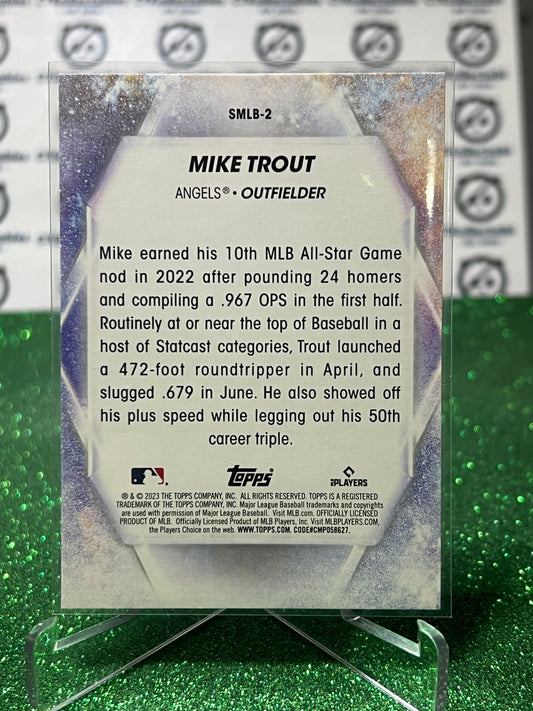 2023 TOPPS MIKE TROUT # SMLB-2 LOS ANGELES ANGELS BASEBALL CARD