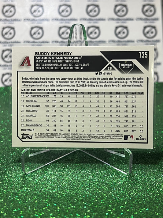 2023 TOPPS BUDDY KENNEDY # 135 ROOKIE ARIZONA DIAMONDBACKS BASEBALL CARD