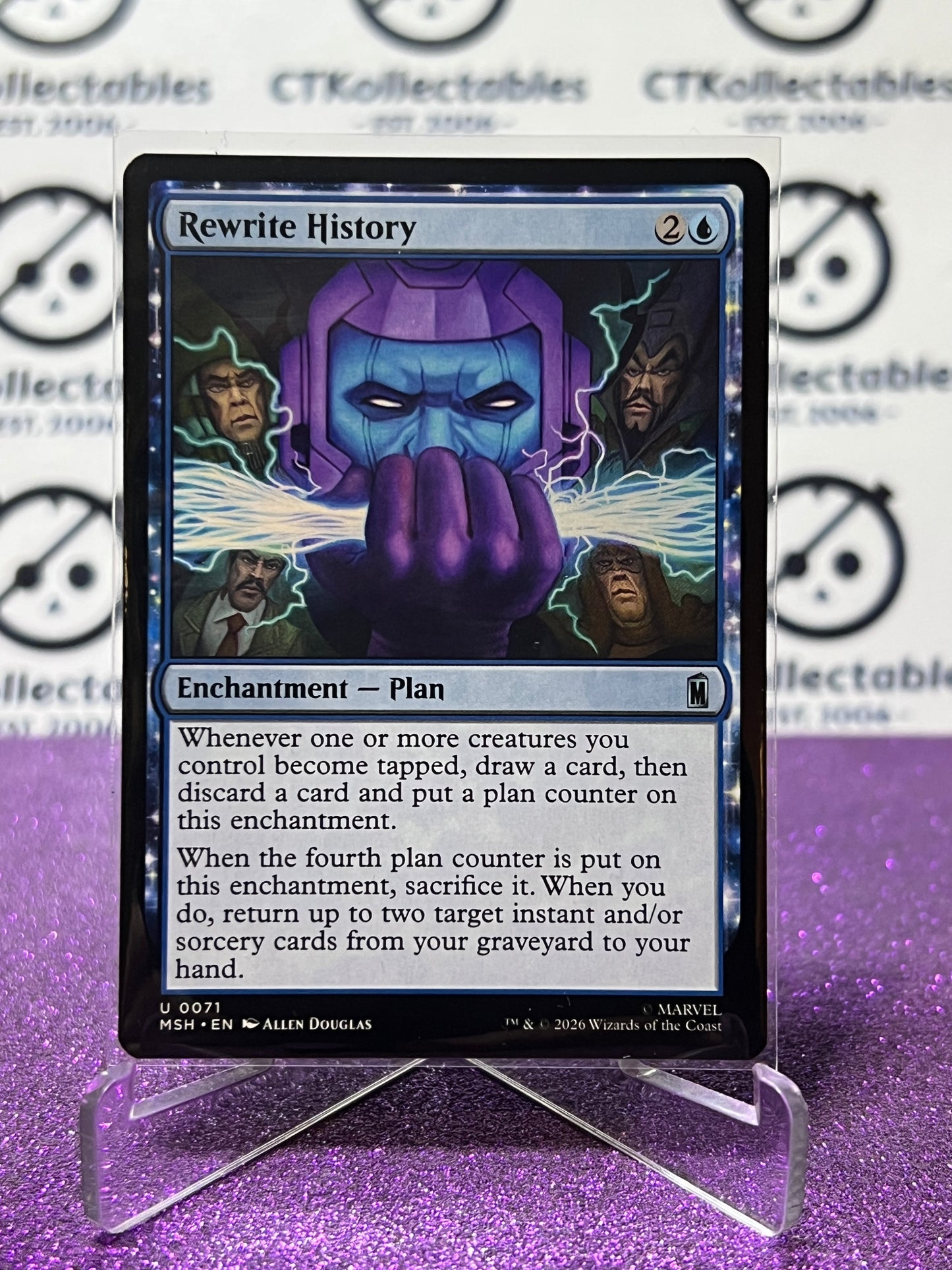 2026 MAGIC THE GATHERING / MARVEL SUPER HEROES REWRITE HISTORY # U 0071 NON-FOIL TCG CARD