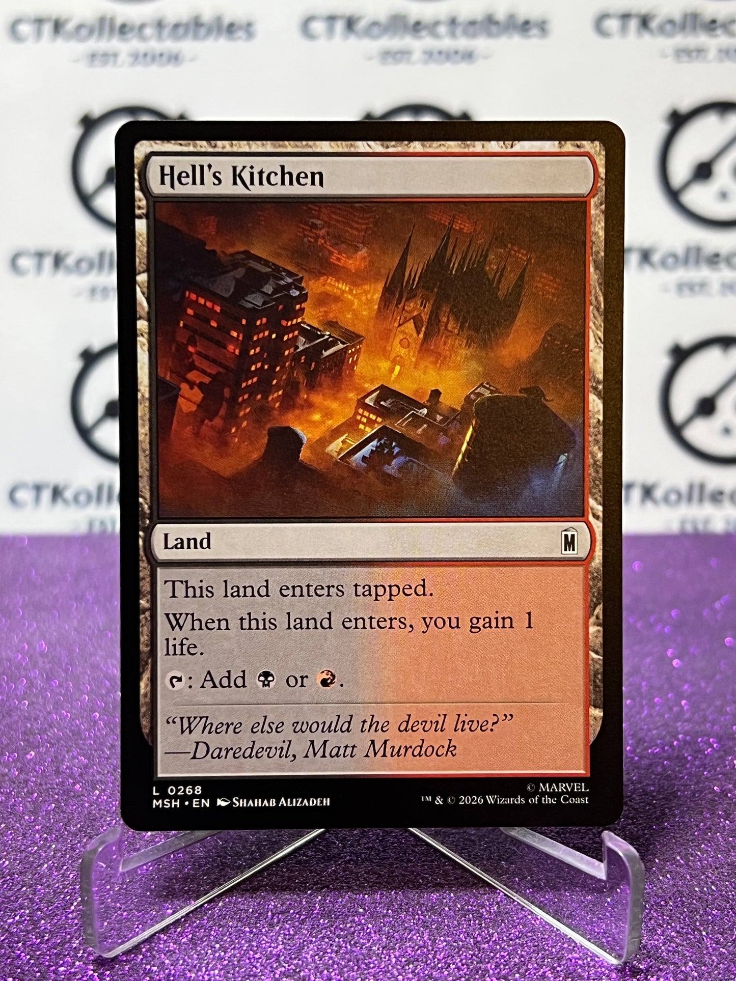 2026 MAGIC THE GATHERING / MARVEL SUPER HEROES HELL'S KITCHEN # L 0268 NON-FOIL CARD